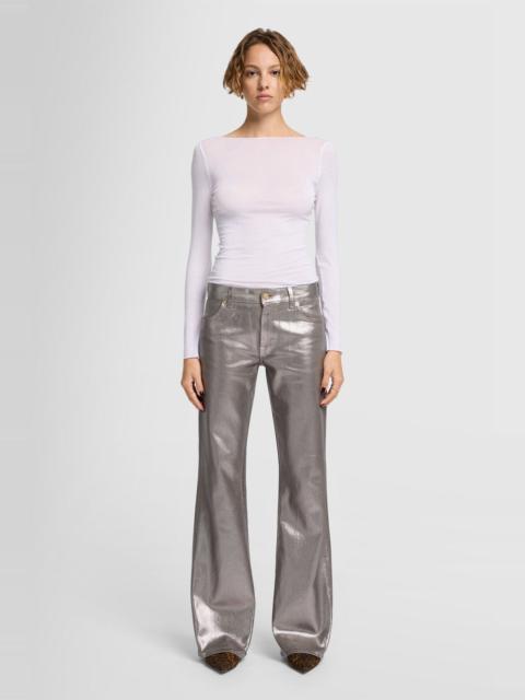 7 For All Mankind SPENCER FLARE in Coated Denim