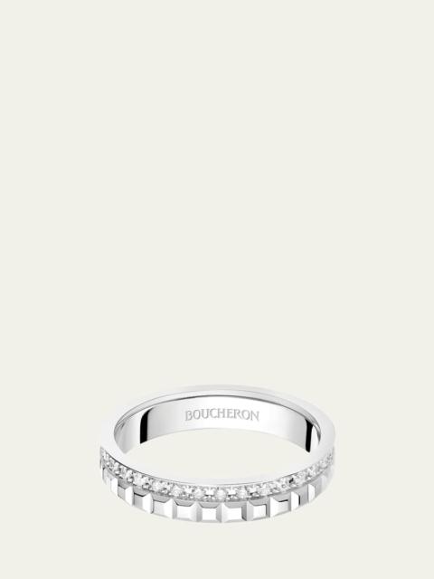 Boucheron White Gold Quatre Diamond Ring