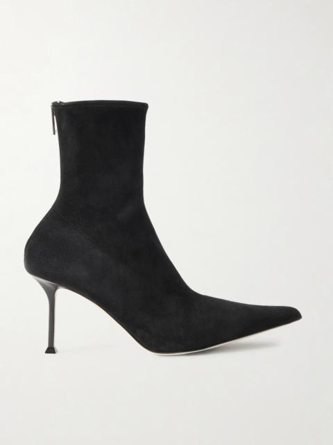 CHRISTEN Helix Stretch Stretch-suede Ankle Boots