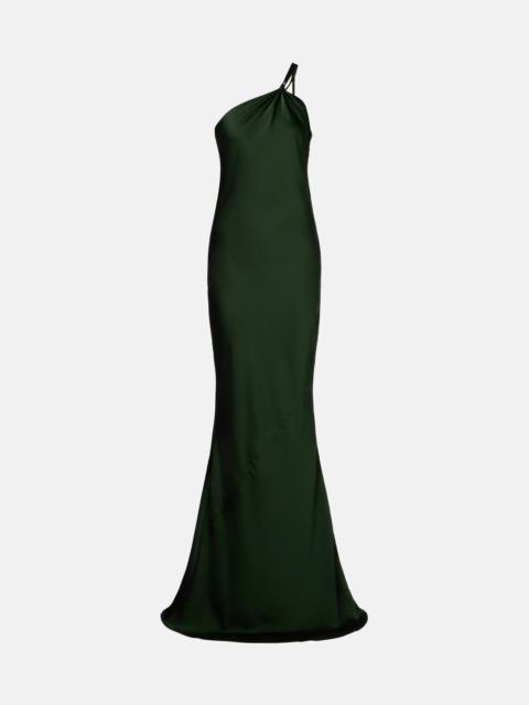NORMA KAMALI One-shoulder satin gown