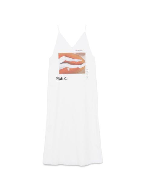 Plan C graphic-print maxi dress