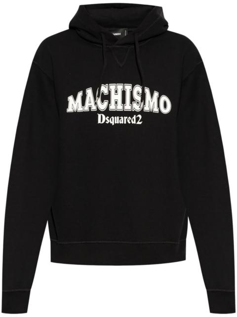 DSQUARED2 logo-print hoodie