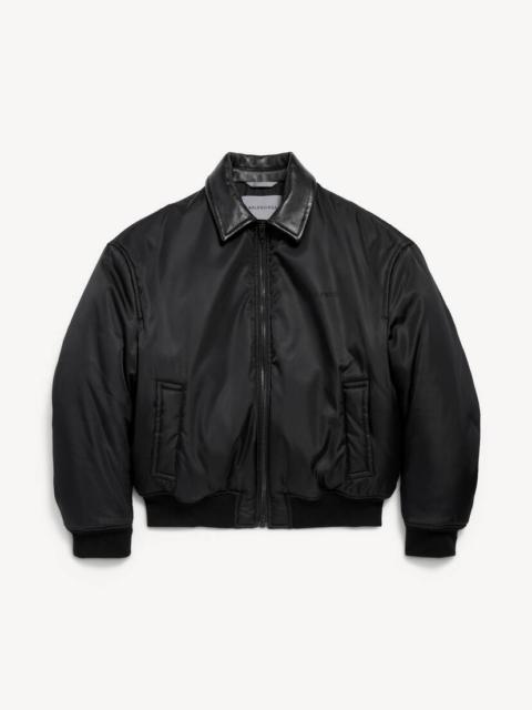 BALENCIAGA Men's Cocoon Bomber in Black