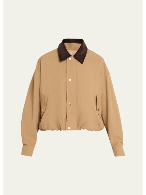 FRAME The Cord Collar Jacket
