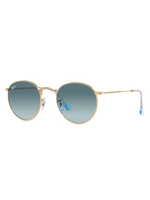 Ray-Ban Women's RB3447 53MM Round Sunglasses - Grey Flash