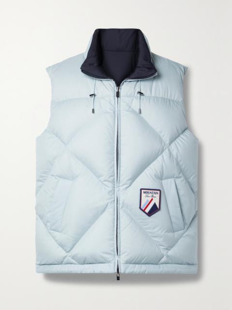 Loro Piana Silas Reversible Hooded Quilted Shell Down Gilet