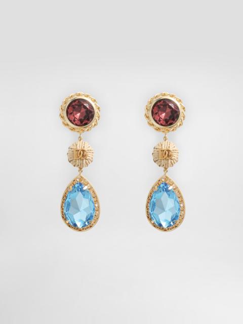 Dolce & Gabbana Rhinestone clip earrings