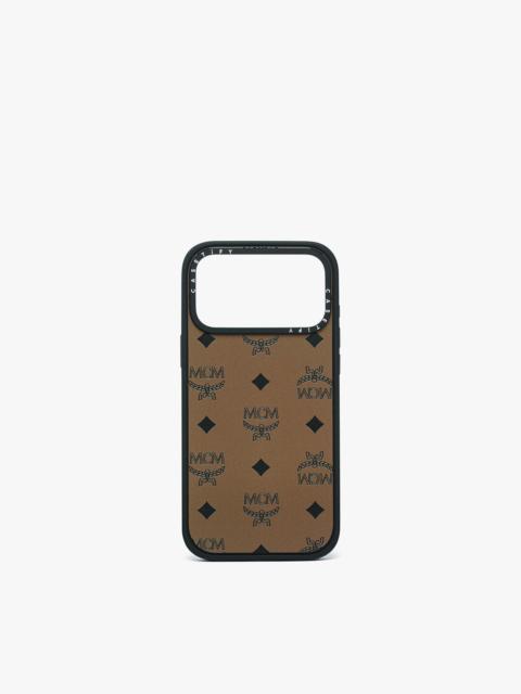 MCM iPhone 17 Pro Max MCM X CASETiFY Monogram Impact iPhone Case