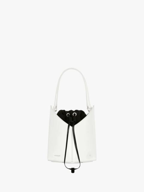 Givenchy MINI CUT OUT BUCKET BAG IN BOX LEATHER