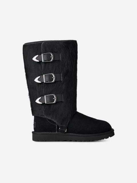 UGG ® Women's Classic Tall Western Sheepskin in Black