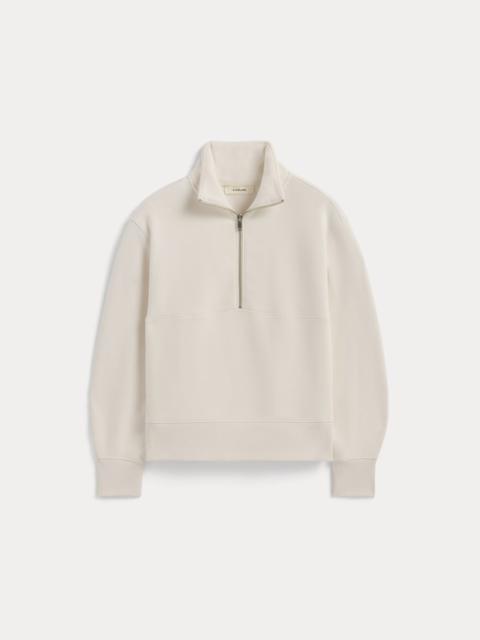EVERLANE LUXE FLEECE HALF-ZIP SWEATSHIRT