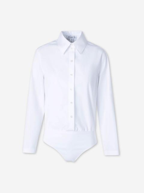 Alaïa COTTON BODYSUIT SHIRT