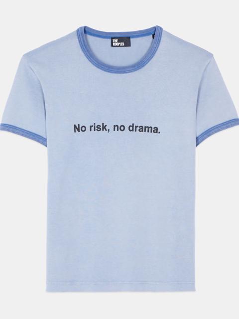 The Kooples BLUE NO RISK SERIGRAPHY T-SHIRT