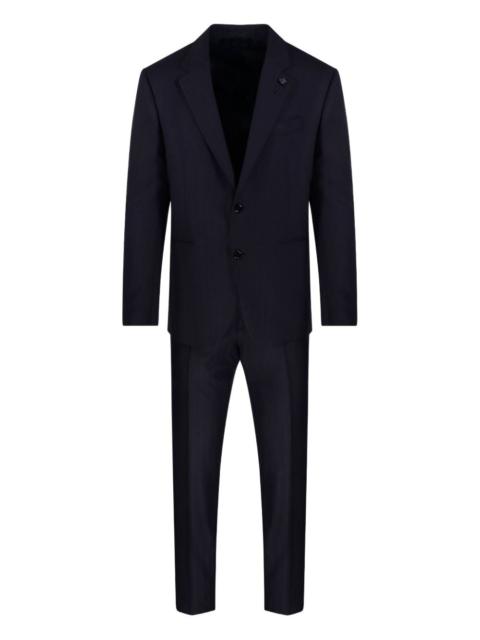 LARDINI notched-lapel suit