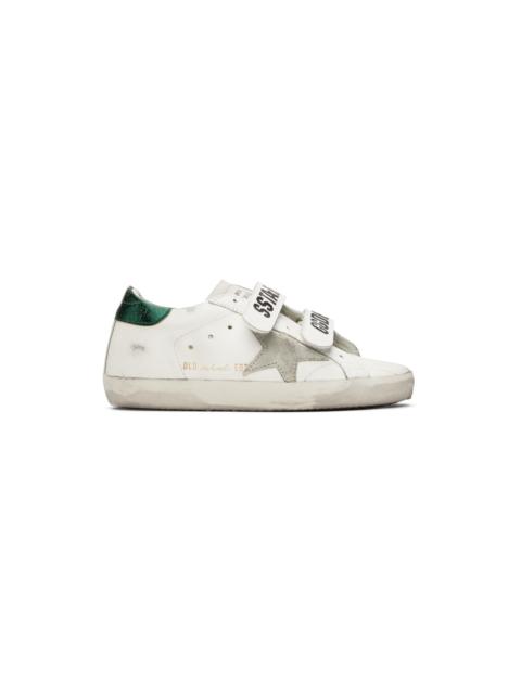 Golden Goose White Old School Sneakers
