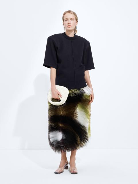 Bottega Veneta Fringed Embroidery Skirt
