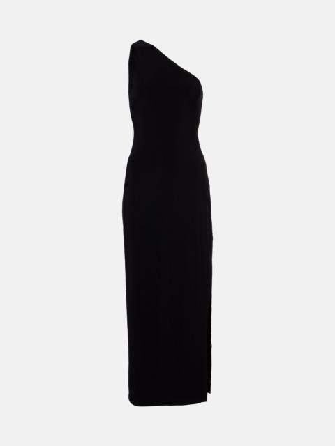 NORMA KAMALI One-shoulder jersey maxi dress