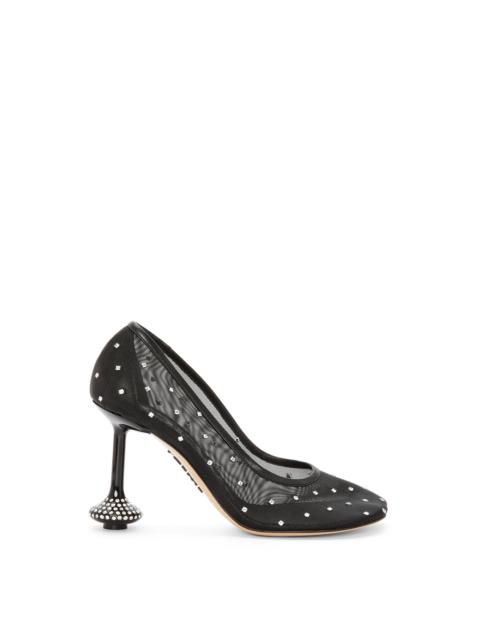 Loewe Toy pump in embellished mesh