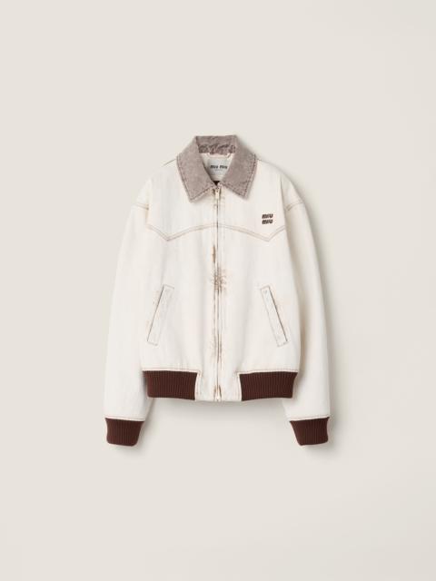 Miu Miu Denim blouson jacket