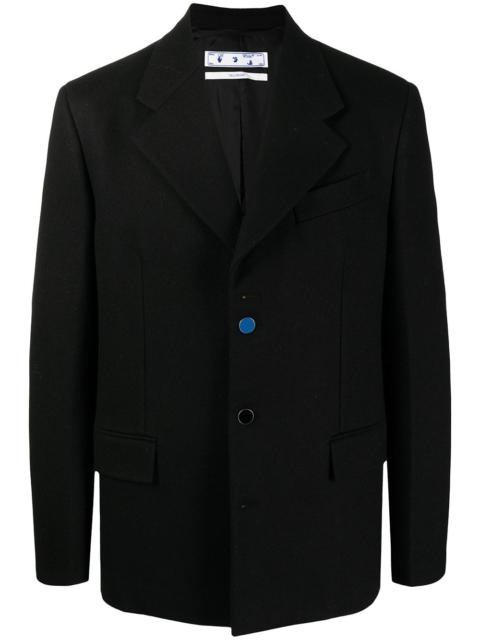 Off-White single-breasted blazer