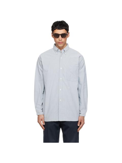 Nanamica Gray Button Down Wind Shirt