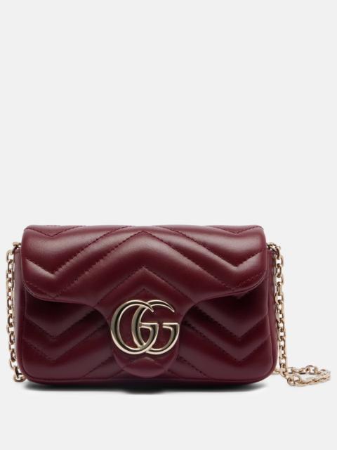 GUCCI GG Marmont Mini leather shoulder bag