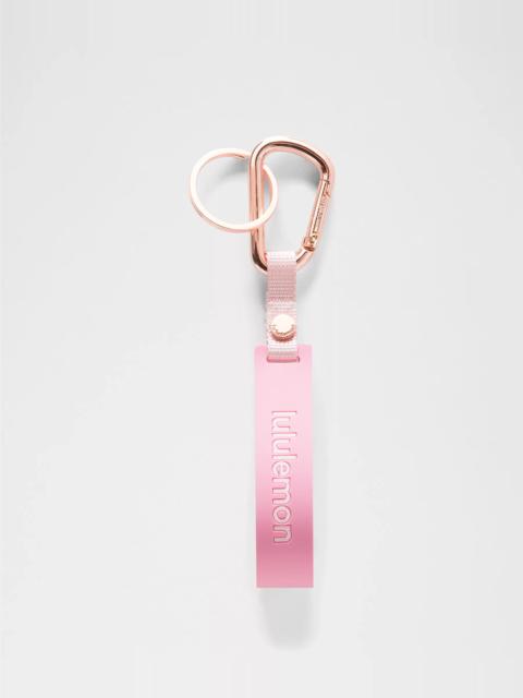 lululemon Silicone Keychain