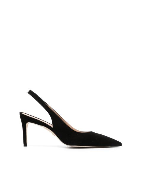 Stuart Weitzman 85mm slingback suede pumps