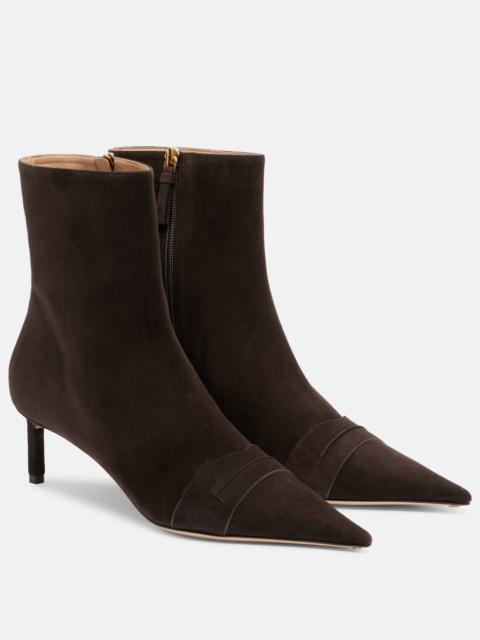 TOM FORD 55 suede ankle boots
