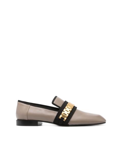 Victoria Beckham Mila chain leather loafers