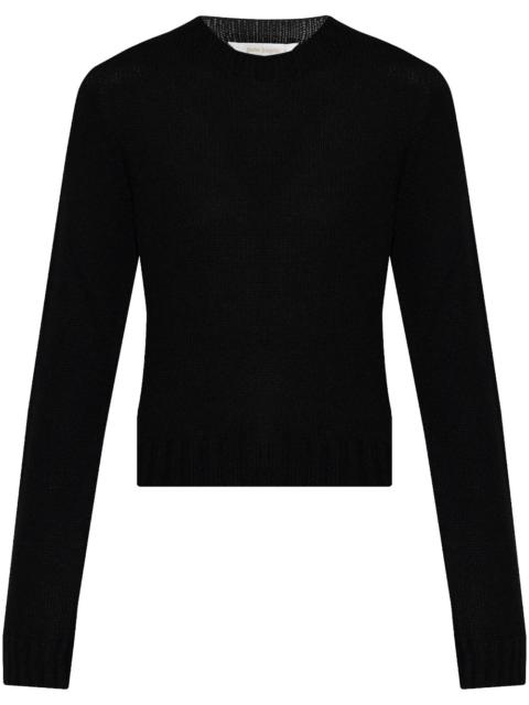 Palm Angels logo-intarsia jumper