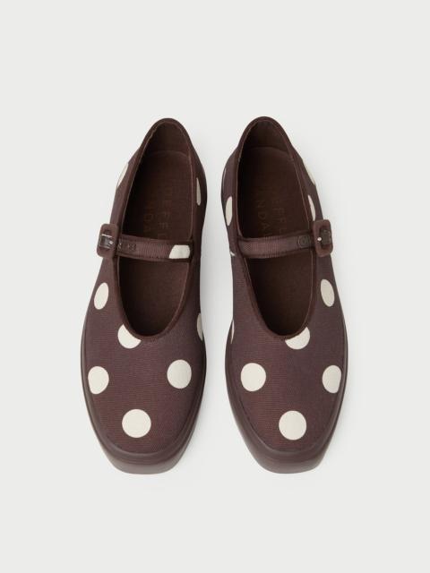 LOEFFLER RANDALL Cooper Brown/Cream Mary Jane Sneaker
