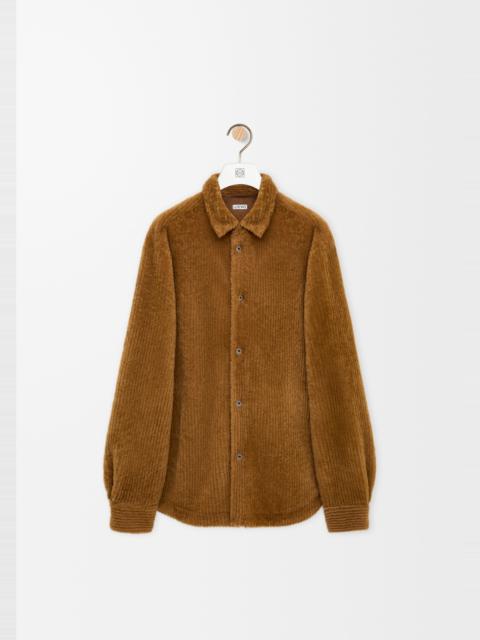 Loewe Overshirt in shearling