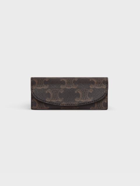 CELINE RING CASE IN TRIOMPHE CANVAS