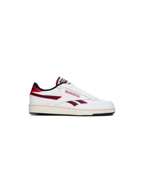 White & Red Club C Revenge Sneakers