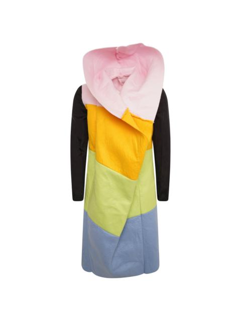 Comme des Garçons Homme Plus Colour-Block Coat in Multi