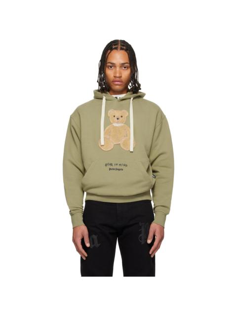 Palm Angels Green 'Bear In Mind' Hoodie