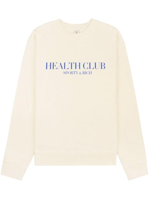 Sporty & Rich Stay Hydrated Health Club sweatshirt
