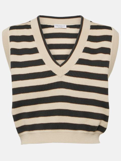 Brunello Cucinelli Cotton sweater vest