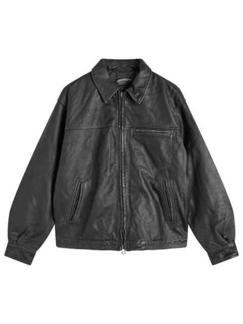 FrizmWORKS FrizmWORKS Destroyed Cowhide Leather Jacket
