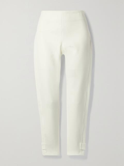 Moncler Stretch-twill leggings White