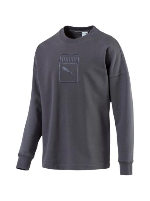 PUMA crew-neck logo sweatshirt