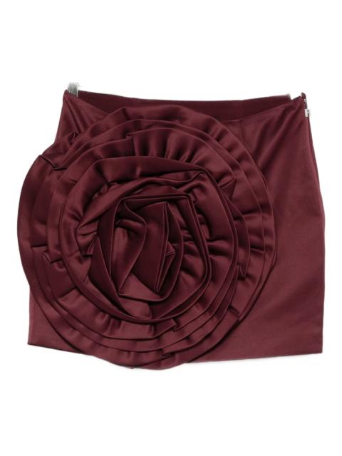 ROTATE Rotate Flower-embellished Mini Skirt
