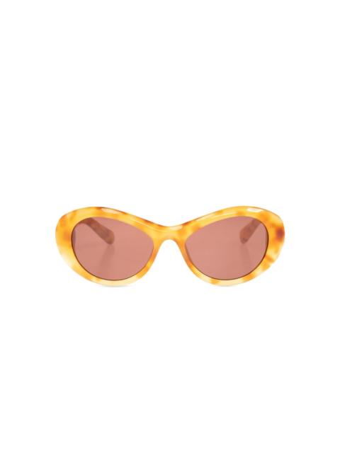 JACQUEMUS oval-frame sunglasses