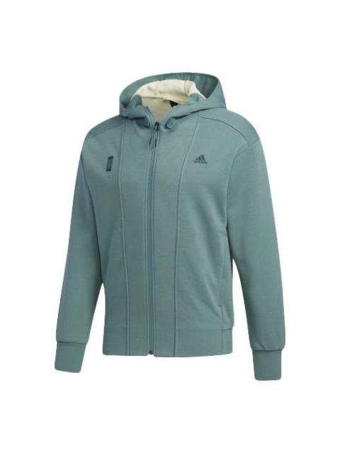 adidas WJ HTT Casual Sports Jacket Green GM4460