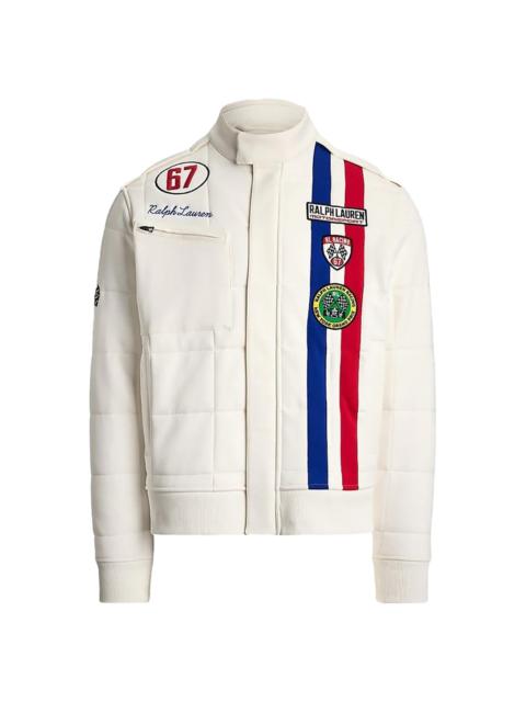 Polo Ralph Lauren Stretch Double Knit Racing Jacket "White" 710972332001