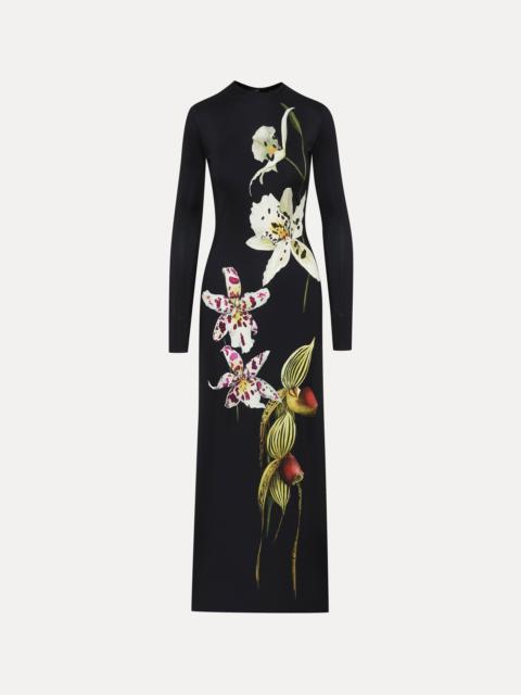 Oscar de la Renta ORCHID JERSEY DRESS