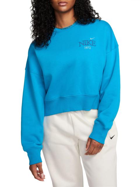 Phoenix Fleece Varsity Oversize Crewneck Sweatshirt