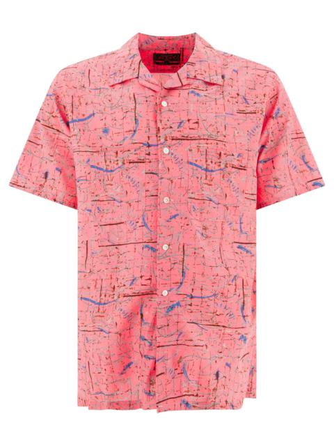 BEAMS PLUS Printed Shirt Shirts Pink