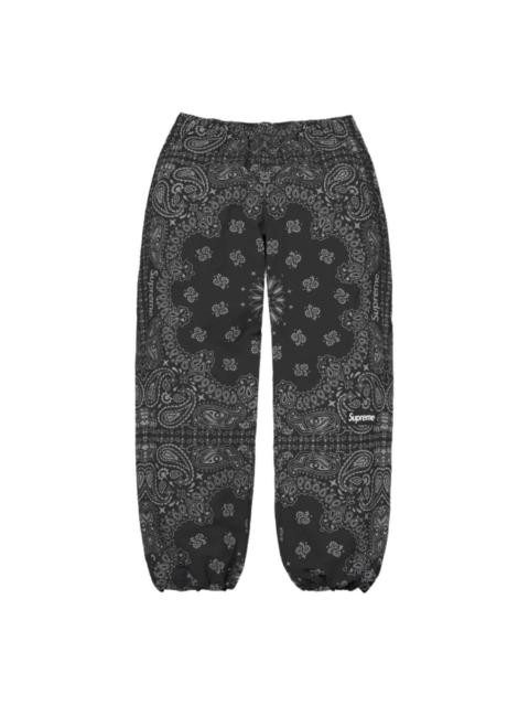 Supreme Supreme SS26 Reflective Bandana Track Pant 'Black' SUP-SS26-295-BLK